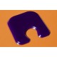 U Shaped Callus Cushion Pad - 1/8 inch Reusable Purple Gel 